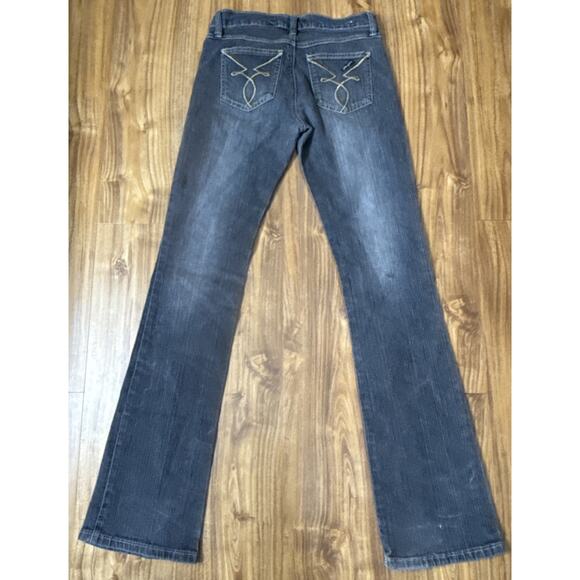 Paco Jeans Y2K Womens Juniors Black Pockets Casual Size 5/32 INCH INSEAM - Picture 2 of 9